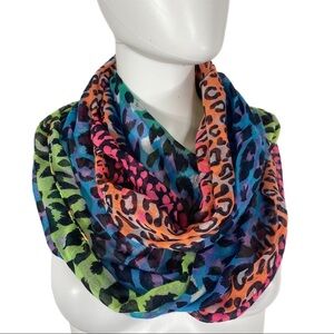 Justice Kid’s Rainbow Animal Print Infinity Scarf